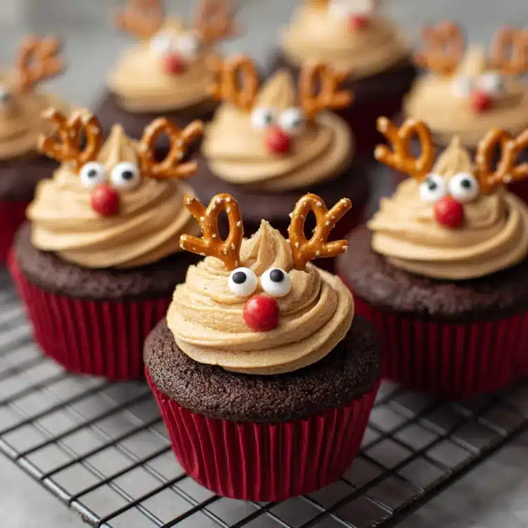 Easy Reindeer Cupcakes Recipe