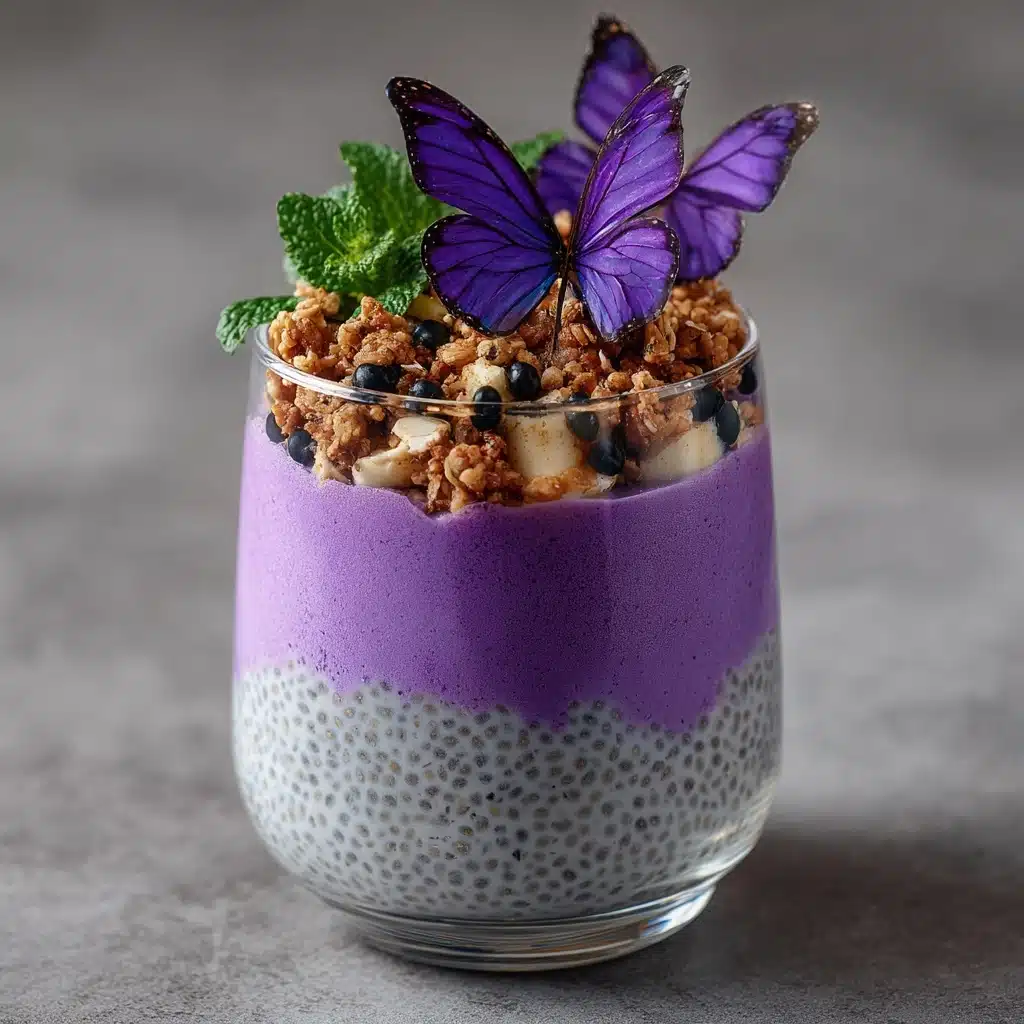 Butterfly Pea Chia Pudding Parfait Recipe