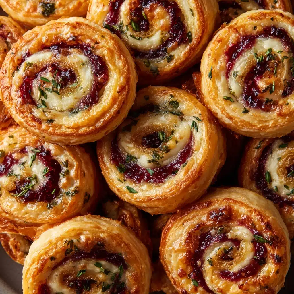 Cranberry Feta Pinwheels Recipe - Recipe Image