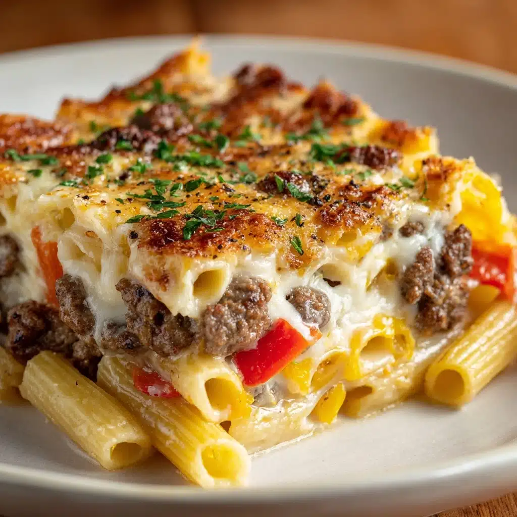 Philly Cheesesteak Pasta Recipe