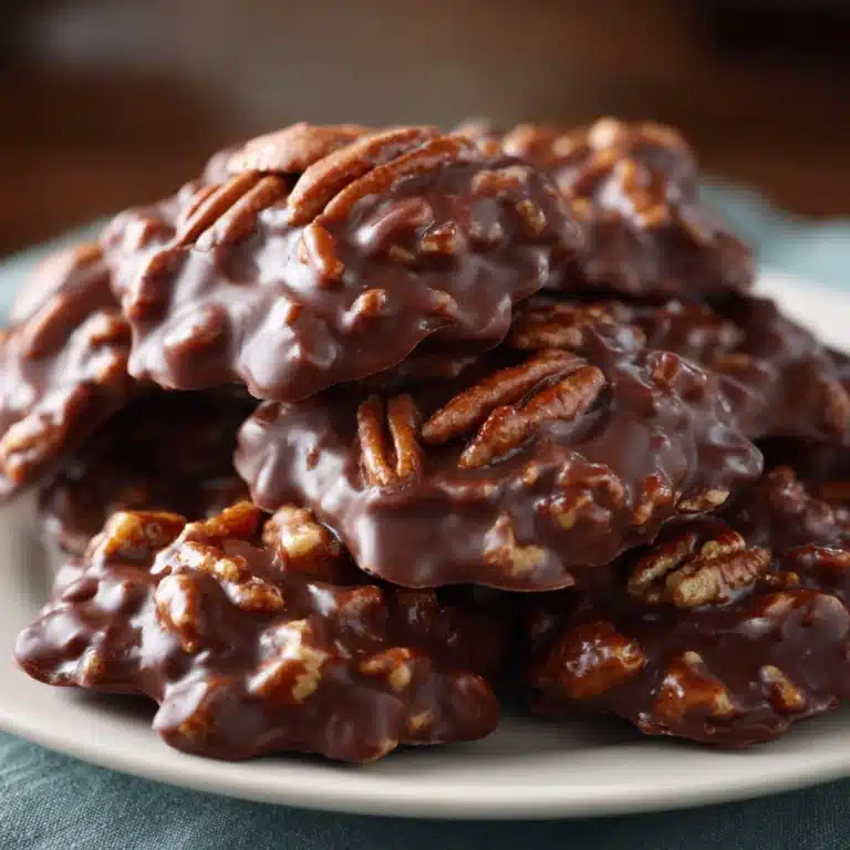 Chocolate Pecan Turtle Clusters Recipe