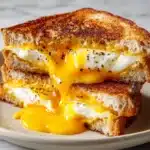 Breakfast Grilled Cheese with Eggs Recipe