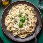 Lemon Basil Zucchini Pasta Alfredo Recipe