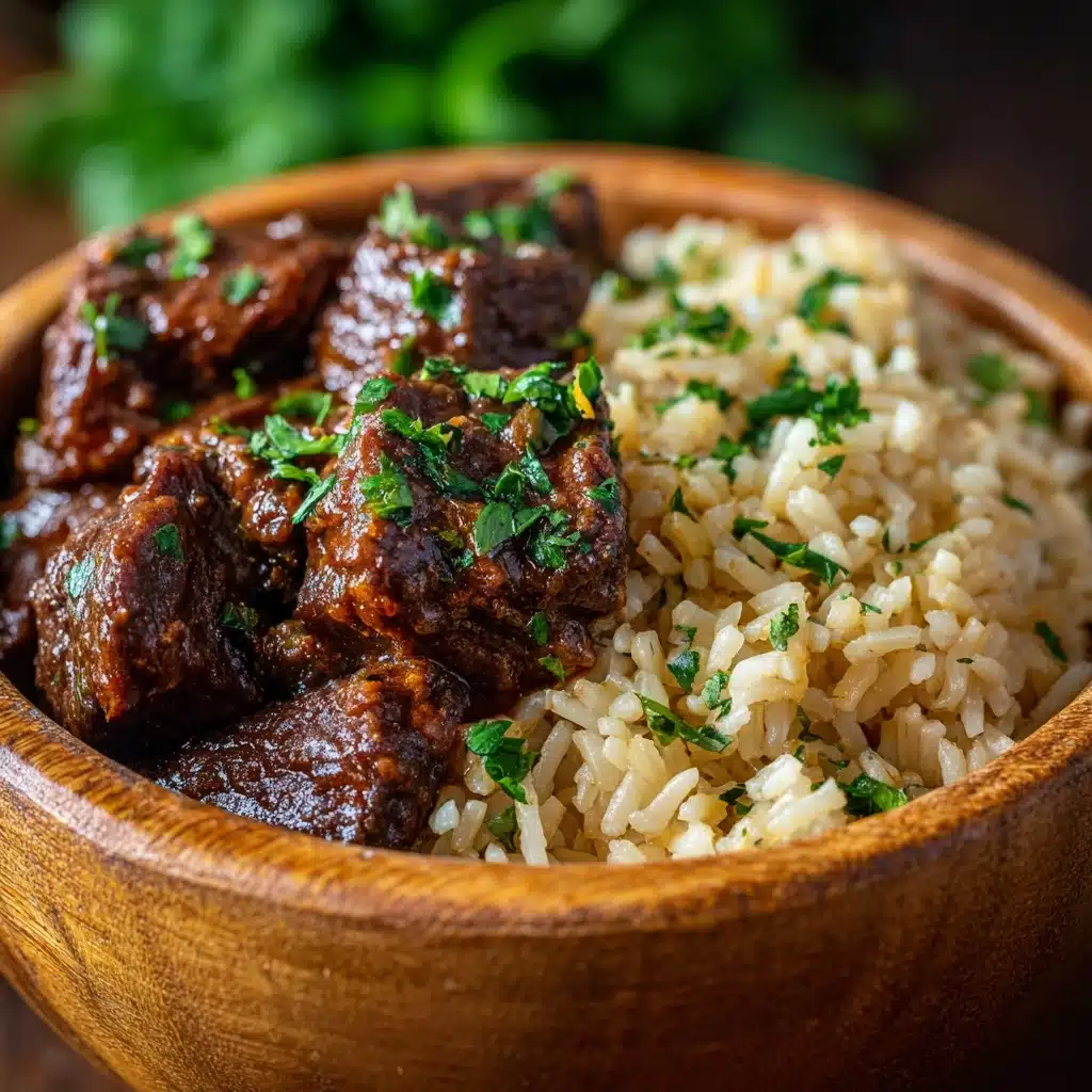 Beef Tips and Rice Recipe - Recipe Image