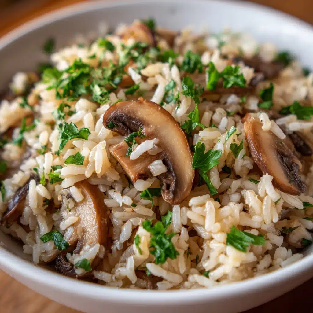 Mushroom Rice Recipe - Recipe Image