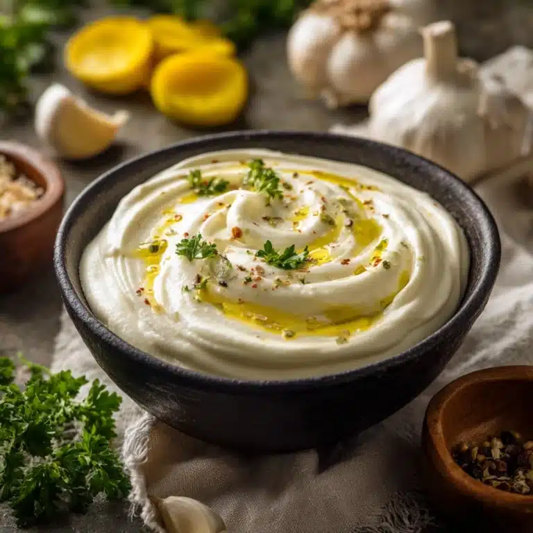 Lebanese Garlic Sauce Recipe