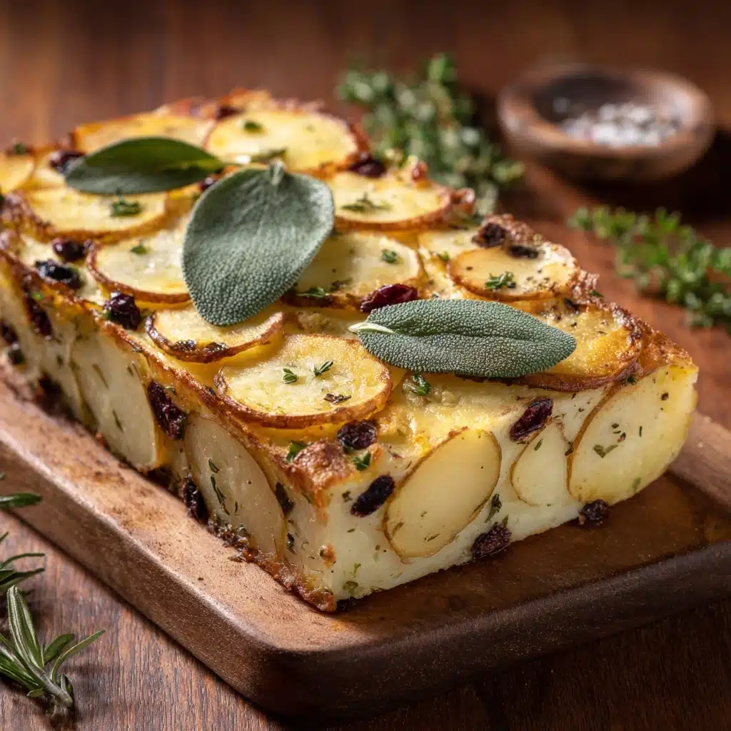 Potato, Parsnip, Chestnut, and Sage Terrine Recipe - Recipe Image