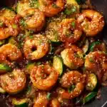 Shrimp and Zucchini Stir Fry with Homemade Teriyaki Recipe