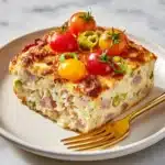 Easy Denver Omelet Hash Brown Casserole Recipe