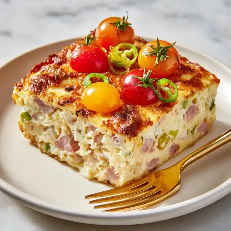Easy Denver Omelet Hash Brown Casserole Recipe
