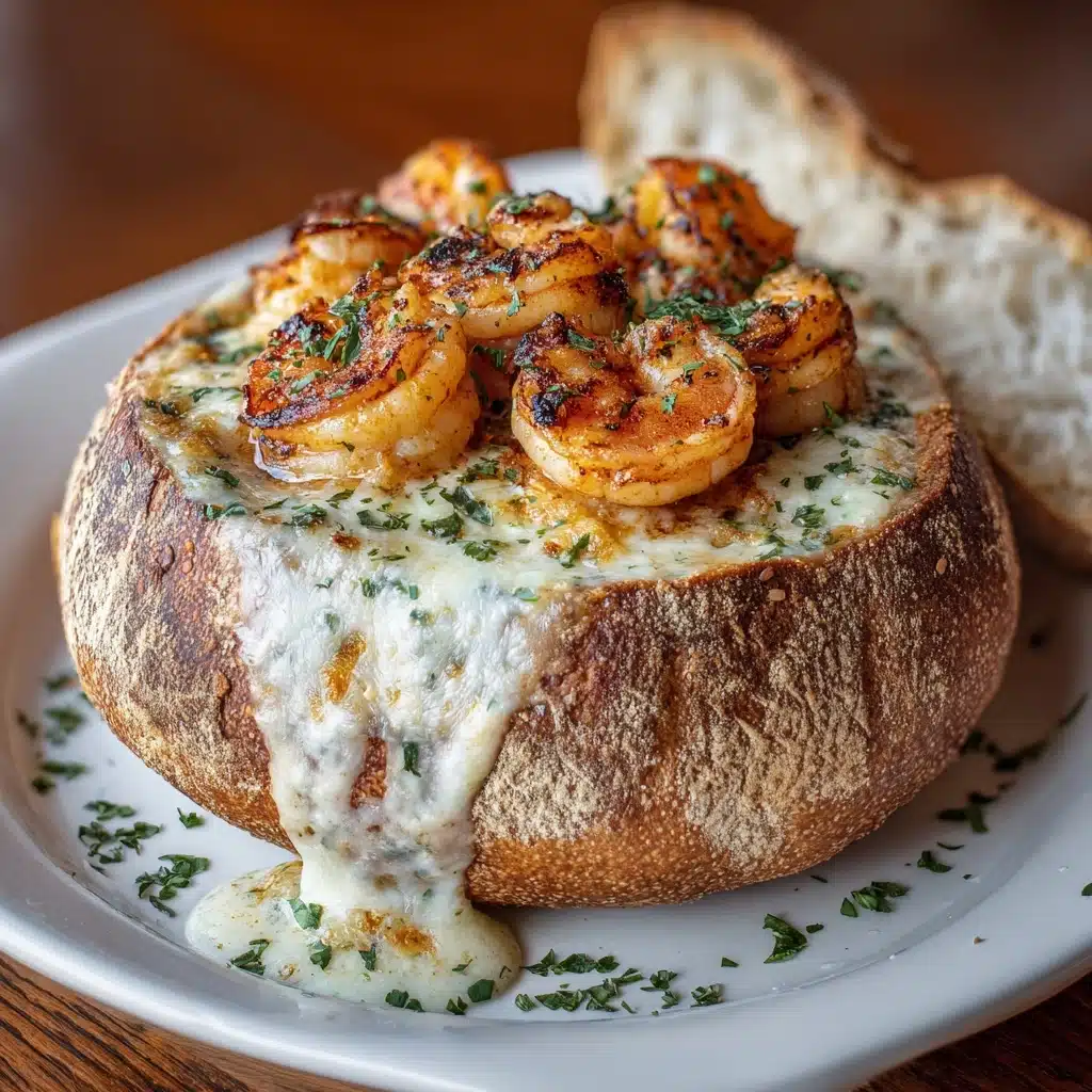 Stuffed Seafood Bread Bowl Recipe