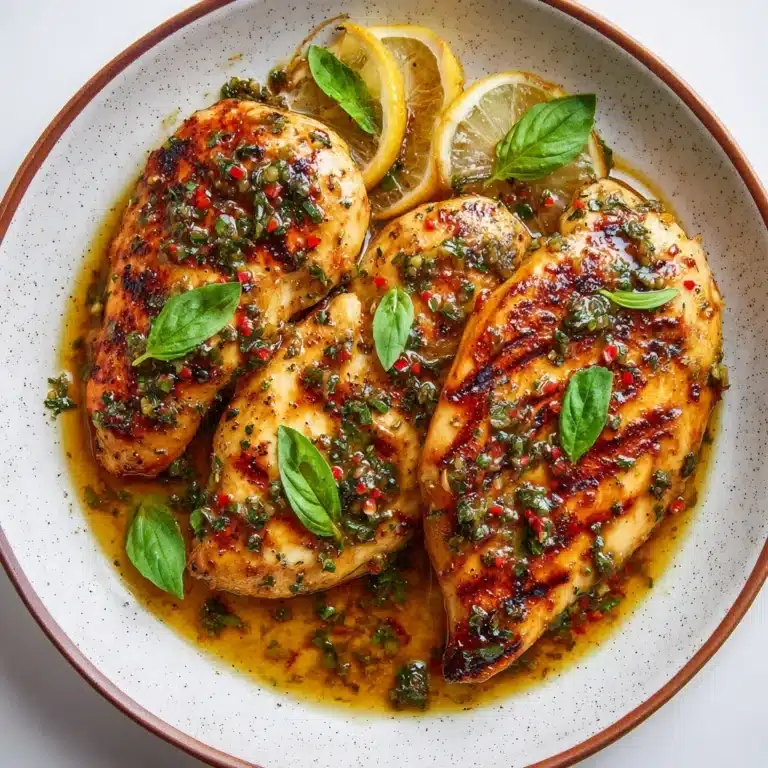 Lemon Basil Chicken Recipe