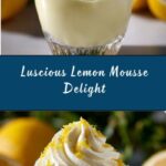 **Creamy Lemon Mousse** Recipe