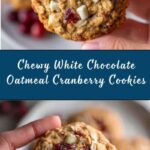 White Chocolate Oatmeal Cranberry Cookies Recipe