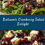Balsamic Cranberry Salad Recipe