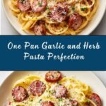 One Pan Garlic and Herb Pasta Recipe