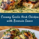 Chicken in Boursin Garlic Herb Cream Sauce Recipe