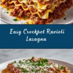 Easy Crockpot Ravioli Lasagna Recipe