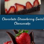 Chocolate Strawberry Swirl Cheesecake Recipe