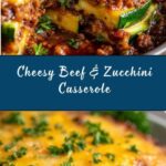 Cheesy Beef & Zucchini Casserole Recipe