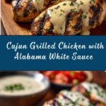 Cajun Grilled Chicken with Alabama White Sauce Recipe
