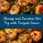 Shrimp and Zucchini Stir Fry with Homemade Teriyaki Recipe