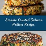 Sesame Crusted Salmon Patties Recipe