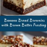 Banana Bread Brownies with Brown Butter Frosting Recipe