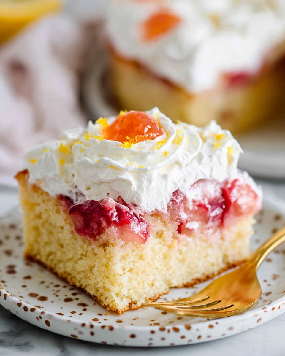 Rhubarb Upside Down Cake Recipe - Recipe Image