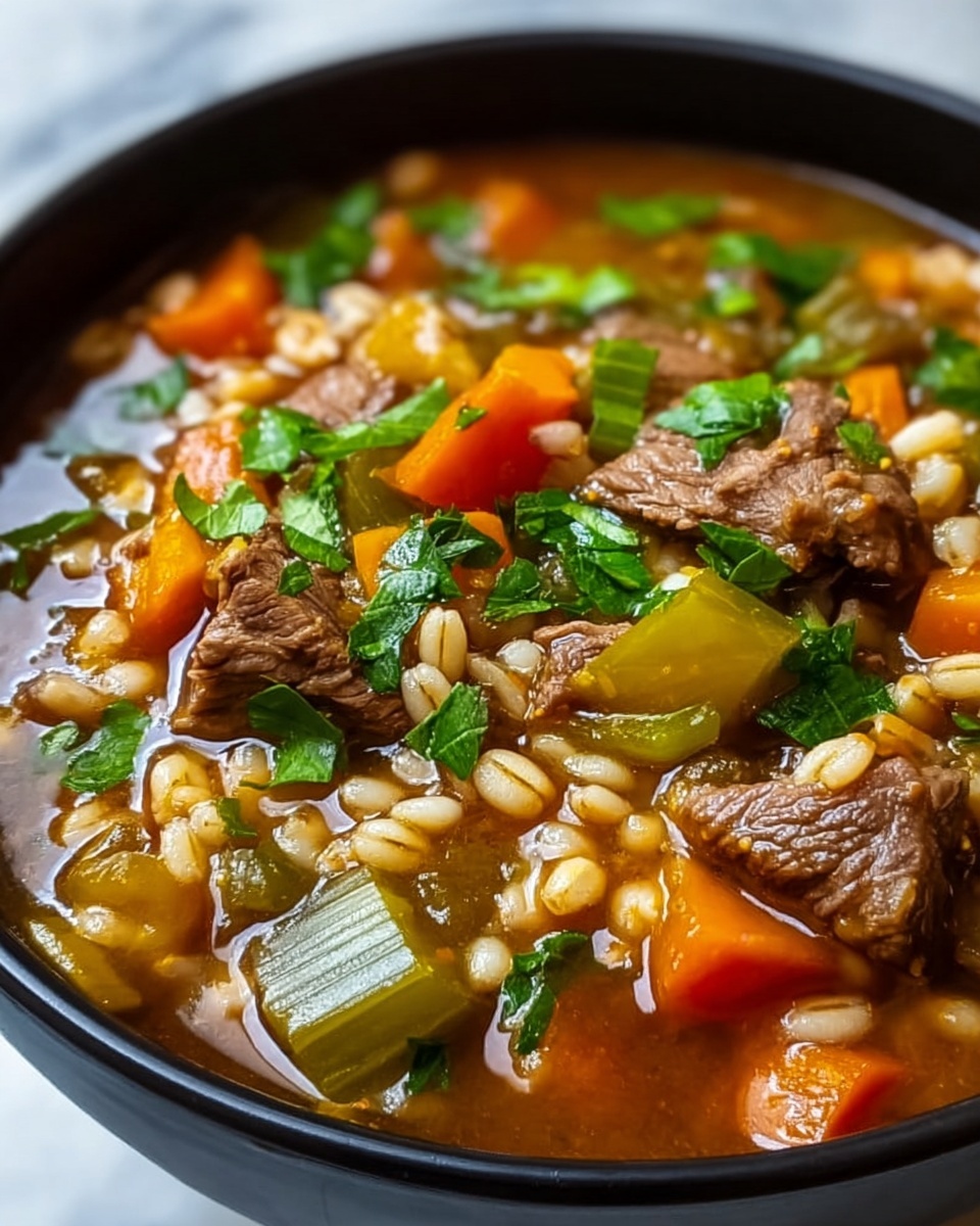 Beef Barley Soup Recipe - Recipe Image