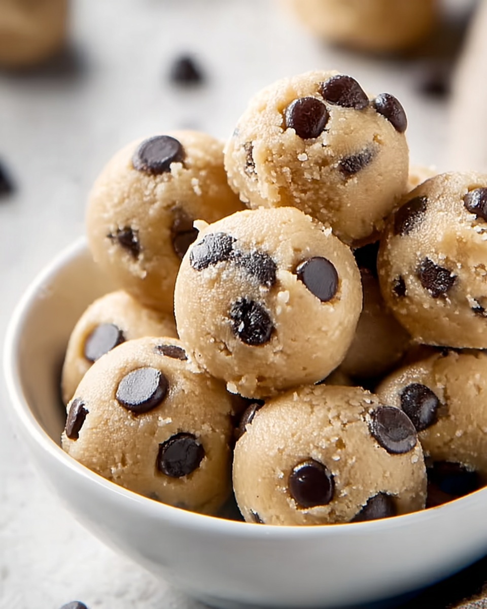 Chocolate Chip Cookie Dough Balls Recipe - Recipe Image