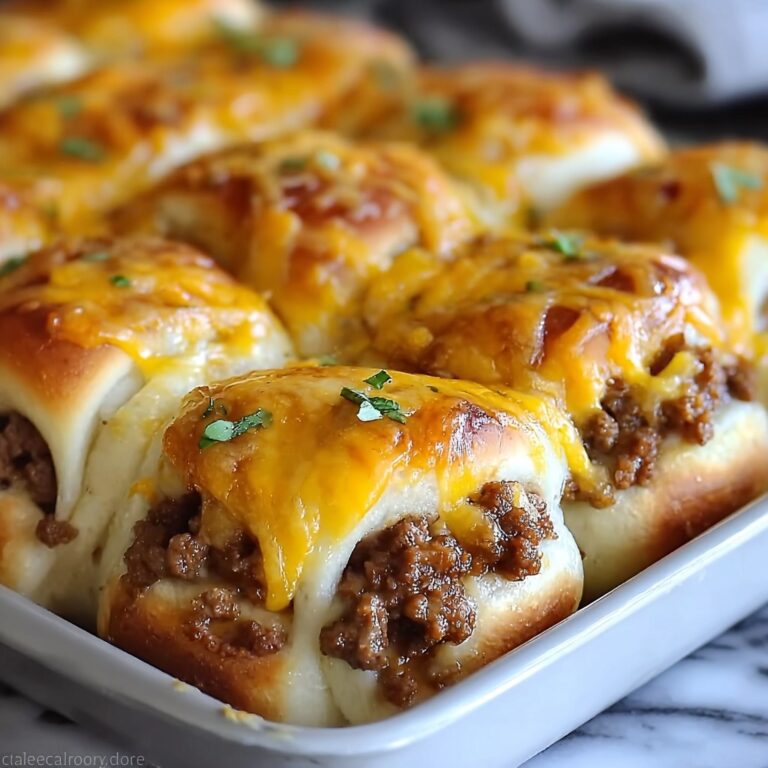 Cheesy Beefy Rolls Up Recipe