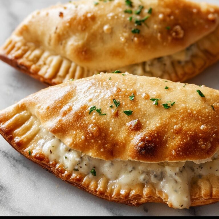 Chicken Alfredo Air Fryer Calzones Recipe