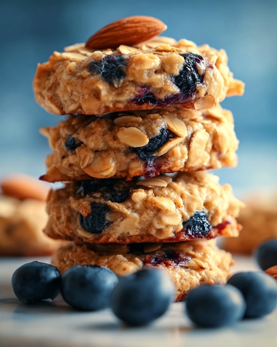 Banana Blueberry Oatmeal Breakfast Cookies Recipe - Recipe Image