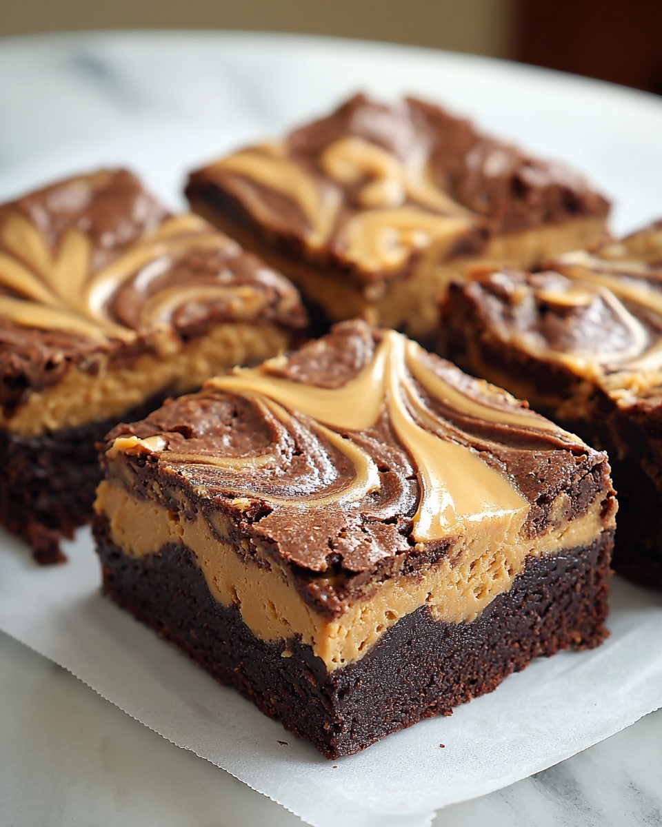Peanut Butter Brownies Recipe - Recipe Image