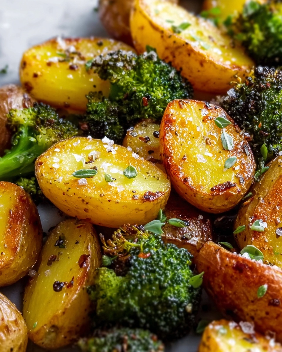 Roasted Parmesan Potatoes & Broccoli Recipe - Recipe Image
