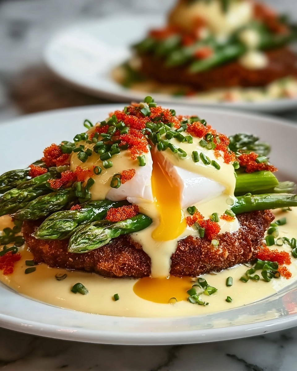 Salmon Cake Eggs Benedict Recipe - Recipe Image