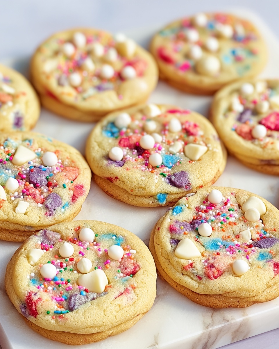 White Chocolate Confetti Cookies Recipe - Recipe Image