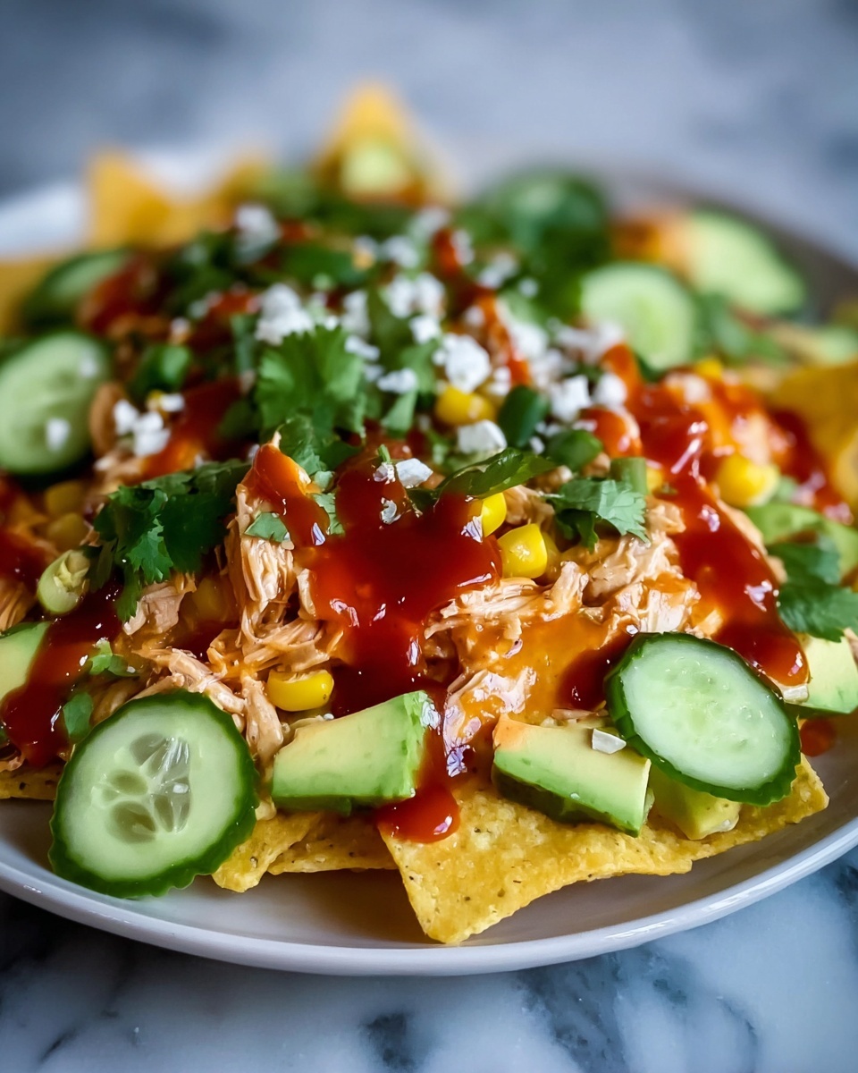 Slow Cooker Asian Pulled Chicken Nachos Recipe - Recipe Image
