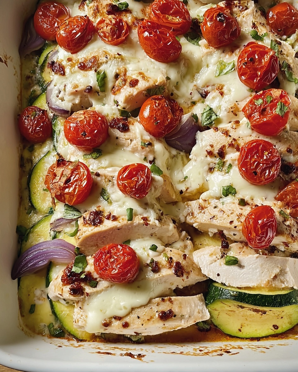 Mediterranean Chicken Zucchini Bake Recipe - Recipe Image