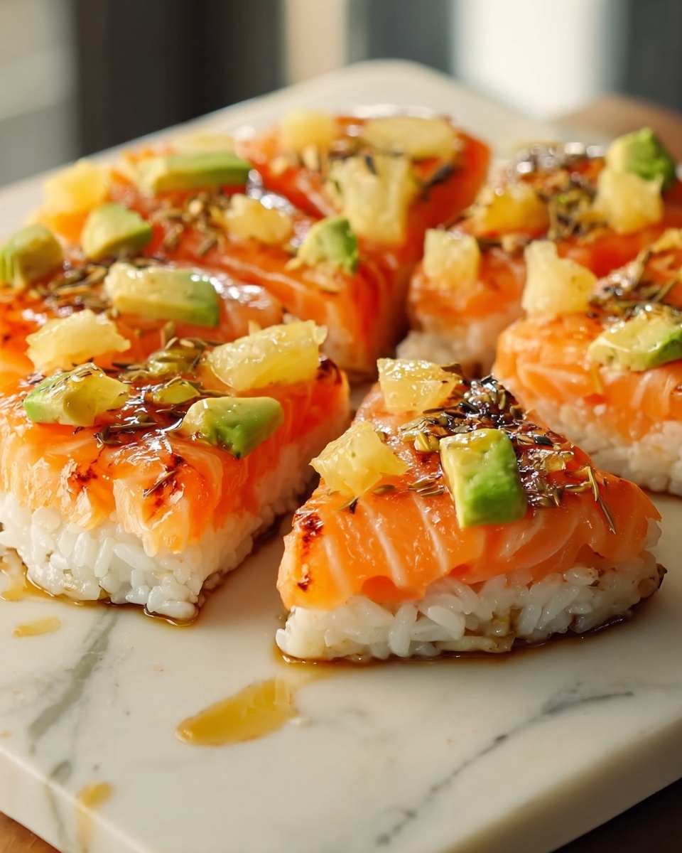 Baked Salmon Sushi Recipe - Recipe Image