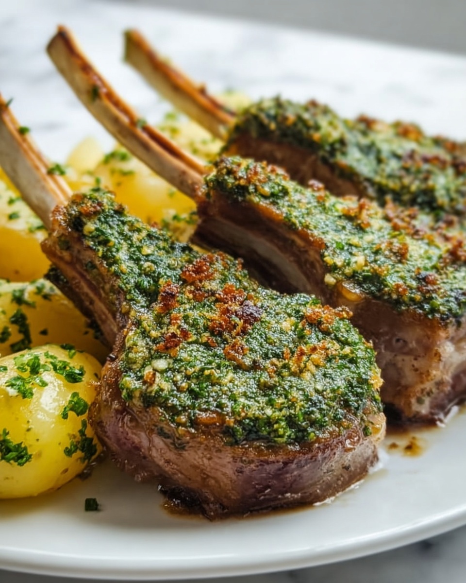 Herb-Crusted Lamb Chops Recipe - Recipe Image