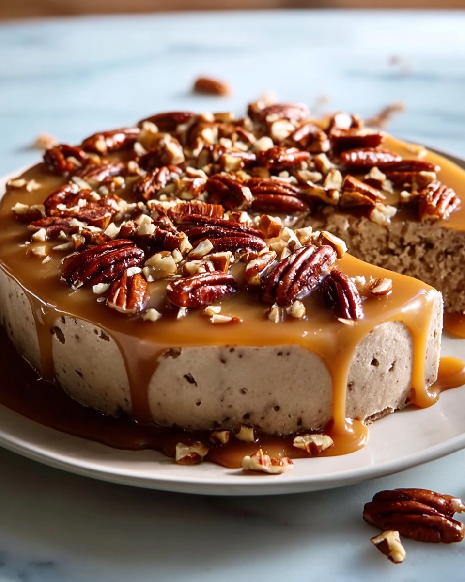 Butter Pecan Praline Poke Cake Recipe - Recipe Image