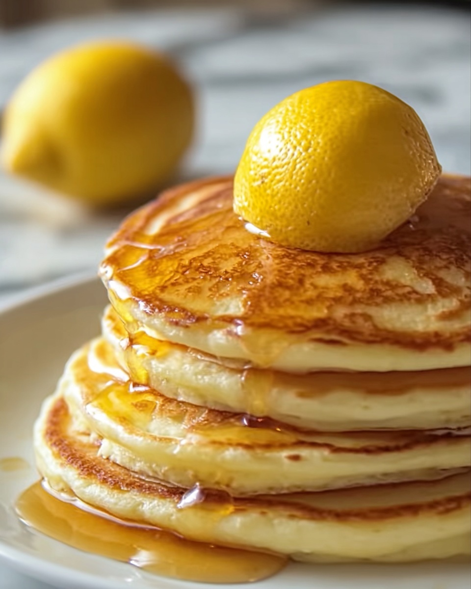 Lemon Curd Filled Pancakes Recipe - Recipe Image