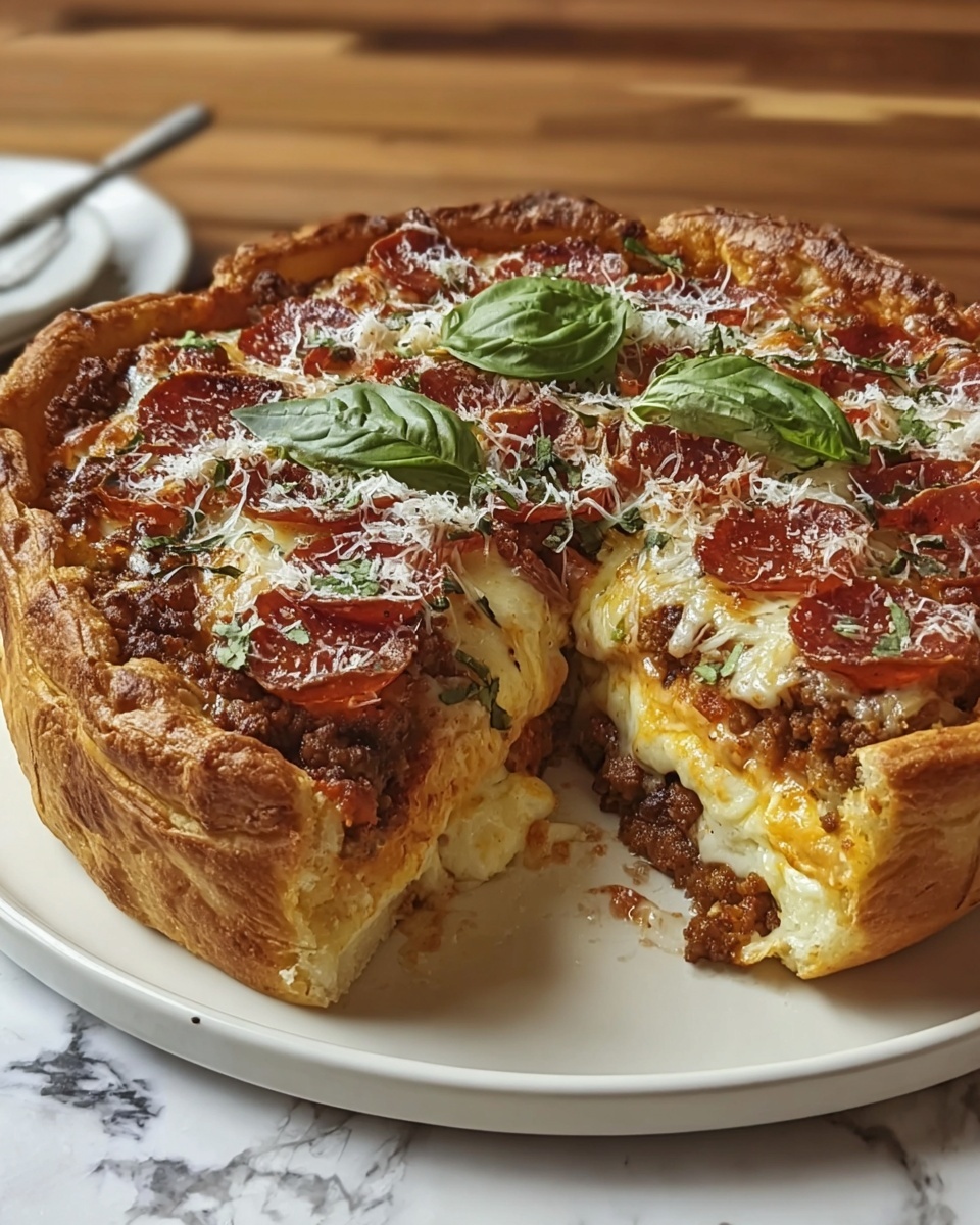 Hearty Pizza Pie Recipe - Recipe Image