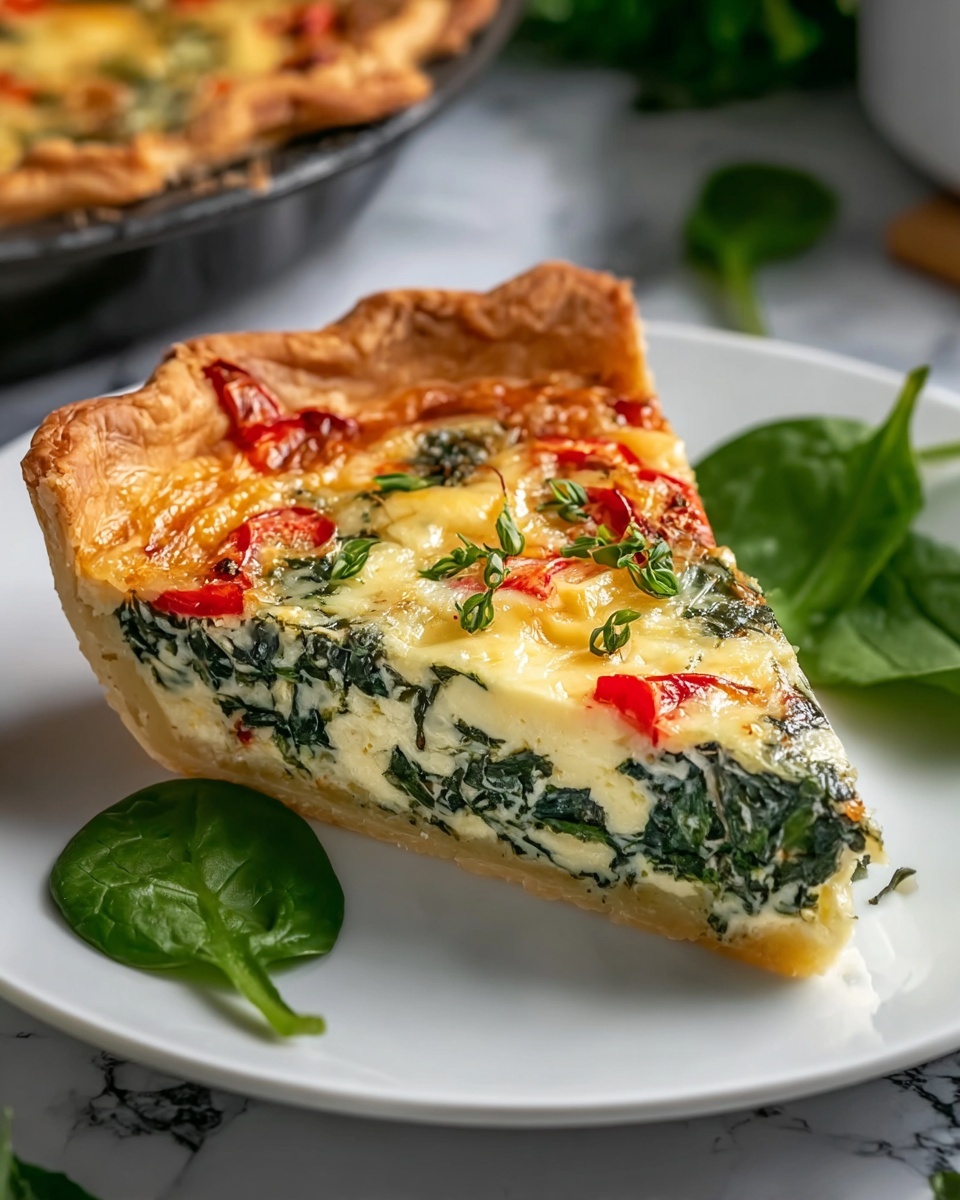 Savory Spinach Quiche Recipe - Recipe Image