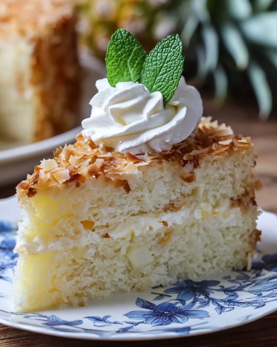 Weight Watchers Pineapple Angel Food Cake Recipe - Recipe Image