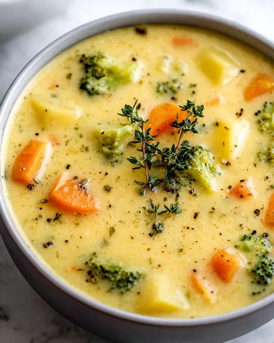 Broccoli Potato Cheese Soup Recipe - Recipe Image