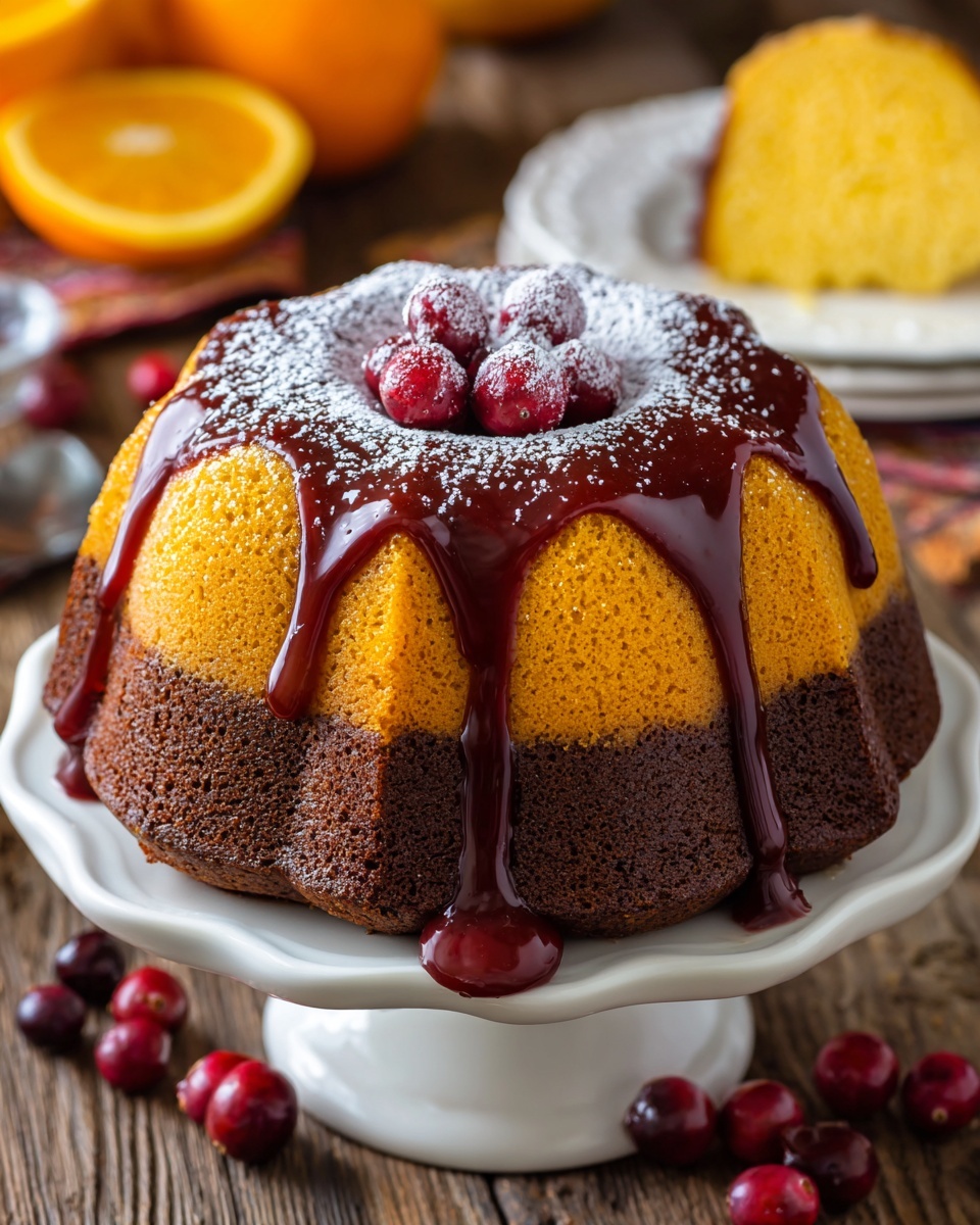 Cranberry Orange Bundt Cake Recipe - Recipe Image