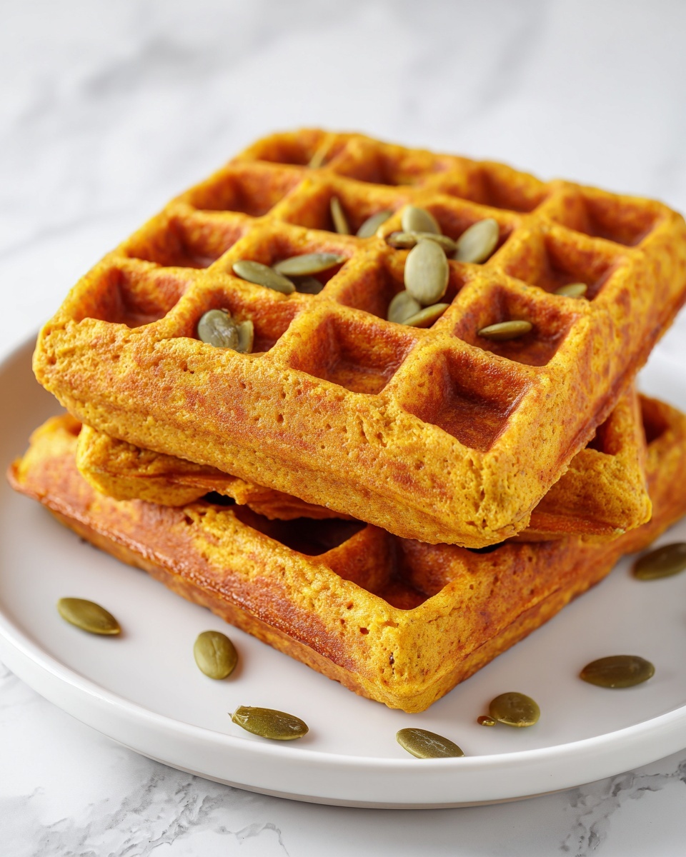 Pumpkin Waffles Recipe - Recipe Image